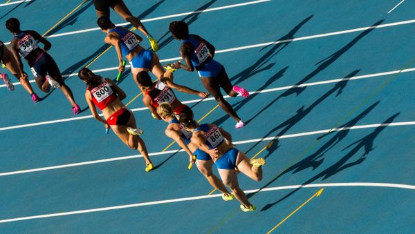 Athletes in the women's relay race at the World Championships in Athletics. (File) - Sputnik International