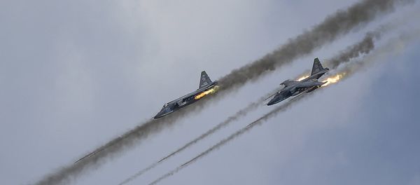 Russian Sukhoi Su-25 Frogfoot ground-attack planes - Sputnik International