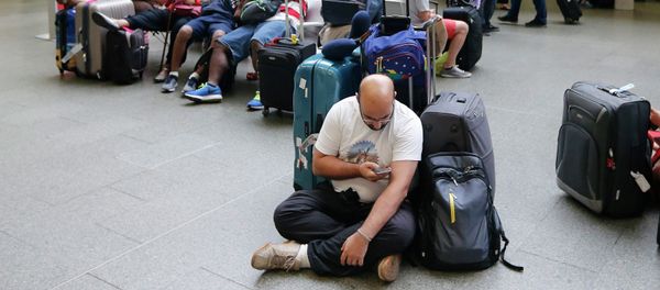 People queue as they wait at the St. Pancras international train station terminal in London, Thursday, July 2, 2015. File photo People queue as they wait at the St. Pancras international train station terminal in London, Thursday, July 2, 2015. File photo - Sputnik International