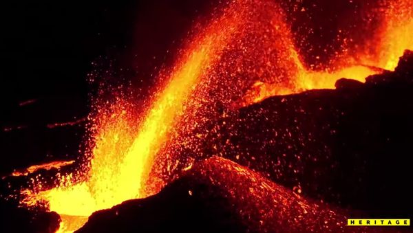 Reunion island Volcano Eruption - Sputnik International
