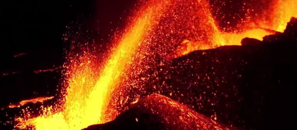Reunion island Volcano Eruption Reunion island Volcano Eruption - Sputnik International