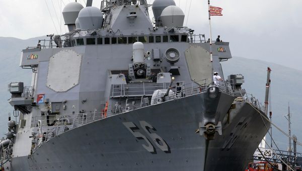 The U.S. Navy warship USS John McCain, an Arleigh-Burke class destroyer. File photo The U.S. Navy warship USS John McCain, an Arleigh-Burke class destroyer. File photo - Sputnik International