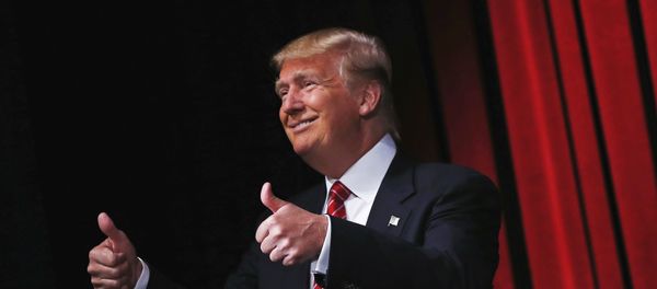 US Republican presidential candidate Donald Trump arrives to speak at the Family Leadership Summit in Ames, Iowa, United States, July 18, 2015 - Sputnik International