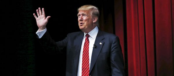 US Republican presidential candidate Donald Trump arrives to speak at the Family Leadership Summit in Ames, Iowa, United States, July 18, 2015 - Sputnik International