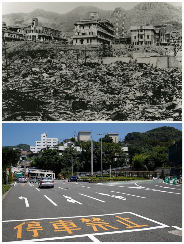 Shades of War: Hiroshima and Nagasaki Then and Now Shades of War: Hiroshima and Nagasaki Then and Now - Sputnik International