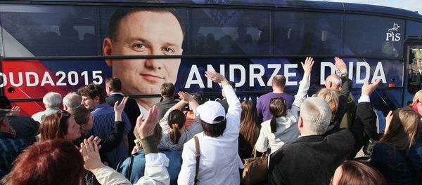 “Duda Bus,” the campaign bus of now Poland's president Andrzej Duda. “Duda Bus,” the campaign bus of now Poland's president Andrzej Duda. - Sputnik International