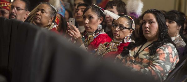 Native Americans listen to US President Barack Obama address the White House Tribal Nations Conference in Washington. (File) Native Americans listen to US President Barack Obama address the White House Tribal Nations Conference in Washington. (File) - Sputnik International