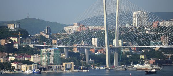 Bridge across Zolotoy Rog Bay in Vladivostok - Sputnik International