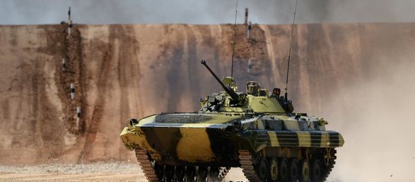 The Suvorov Onslaught competition of BMP-2 infantry combat vehicles. Day Two The Suvorov Onslaught competition of BMP-2 infantry combat vehicles. Day Two - Sputnik International