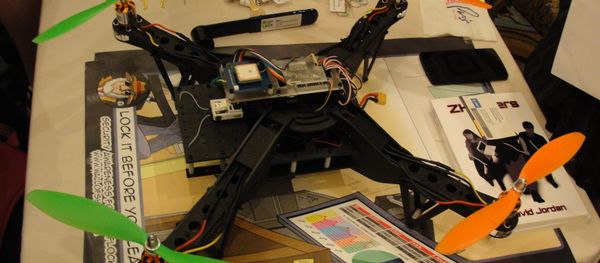 An Aerial Assault drone is displayed during a Def Con hacker gathering August 9, 2015 in Las Vegas An Aerial Assault drone is displayed during a Def Con hacker gathering August 9, 2015 in Las Vegas - Sputnik International