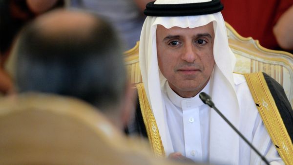 Saudi Foreign Minister Adel Al-Jubeir listens Russian Foreign Minister during their meeting in Moscow on August 11, 2015 Saudi Foreign Minister Adel Al-Jubeir listens Russian Foreign Minister during their meeting in Moscow on August 11, 2015 - Sputnik International