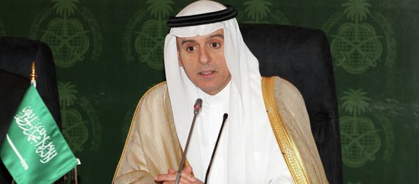 Saudi Foreign Minister Adel al-Jubeir speaks during a press conference on July 23, 2015 at the ministry of Foreign Affairs in the Saudi city of Jeddah Saudi Foreign Minister Adel al-Jubeir speaks during a press conference on July 23, 2015 at the ministry of Foreign Affairs in the Saudi city of Jeddah - Sputnik International