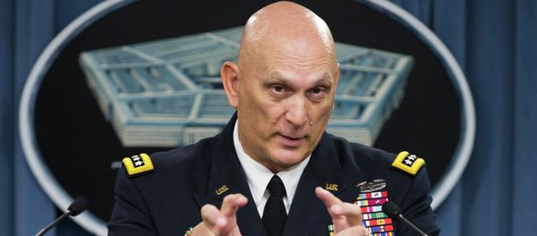 Outgoing Army Chief of Staff Gen. Ray Odierno speaks during his final news briefing at the Pentagon, on Wednesday, Aug. 12, 2015, outside Washington Outgoing Army Chief of Staff Gen. Ray Odierno speaks during his final news briefing at the Pentagon, on Wednesday, Aug. 12, 2015, outside Washington - Sputnik International