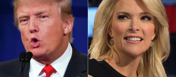 Republican presidential candidate Donald Trump and Fox News Channel host and moderator Megyn Kelly during the first Republican presidential debate. - Sputnik International