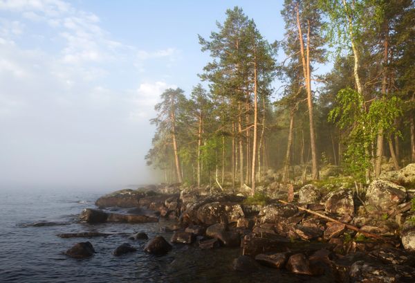 Dawn over Lake Onega in the Republic of Karelia, Russia.  - Sputnik International