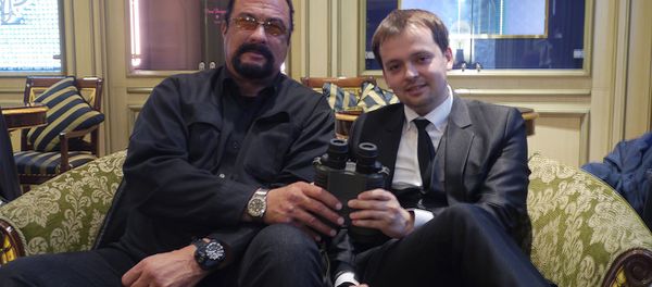 Steven Seagal and Dmitry Mikhailov - Sputnik International