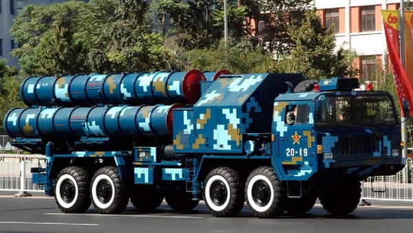 China Unveils New Massive Missile Launcher - Sputnik International