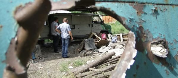 Shelling of Donetsk - Sputnik International