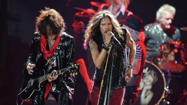 Aerosmith  perform at Olimpiisky Sports Complex in Moscow. - Sputnik International