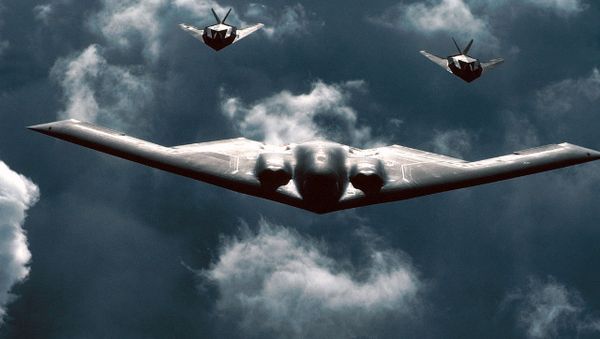 B-2 Spirit, American stealth heavy strategic bomber B-2 Spirit, American stealth heavy strategic bomber - Sputnik International