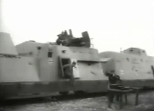  Use of an armored train and an armored car to fight against gangs in the middle of the front, 1943 - Sputnik International