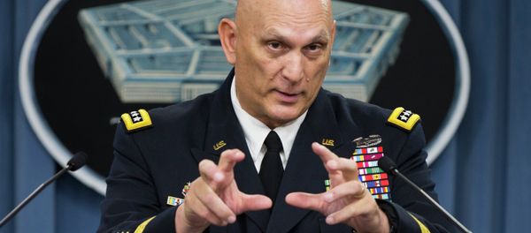 Outgoing Army Chief of Staff Gen. Ray Odierno speaks during his final news briefing at the Pentagon, on Wednesday, Aug. 12, 2015, outside Washington - Sputnik International