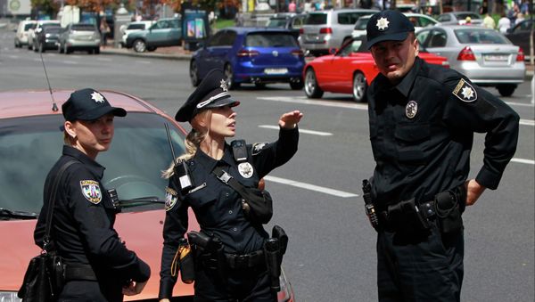 Ukrainian police officers. File photo - Sputnik International