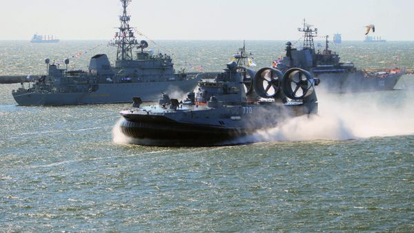 Rehearsal for naval review in Baltiysk - Sputnik International