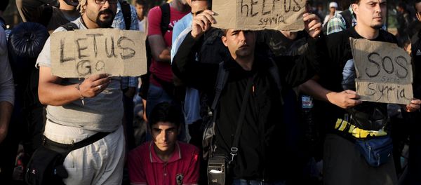 Macedonia migrants Macedonia migrants - Sputnik International