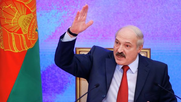 Belarusian President Alexander Lukashenko speaks during a news conference in Minsk, Belarus. File photo Belarusian President Alexander Lukashenko speaks during a news conference in Minsk, Belarus. File photo - Sputnik International