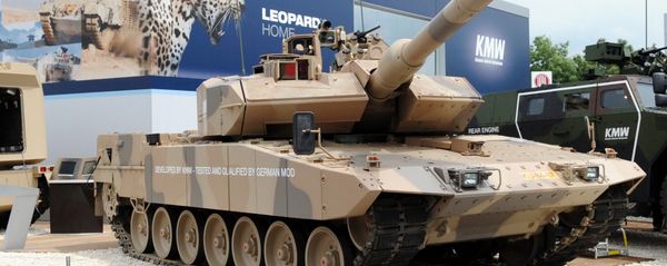 The battle tank Leopard 2 A7 is presented by German Krauss-Maffei Wegmann (KMW) on June 14, 2010 at Eurosatory 2010 in Villepinte near Paris The battle tank Leopard 2 A7 is presented by German Krauss-Maffei Wegmann (KMW) on June 14, 2010 at Eurosatory 2010 in Villepinte near Paris - Sputnik International