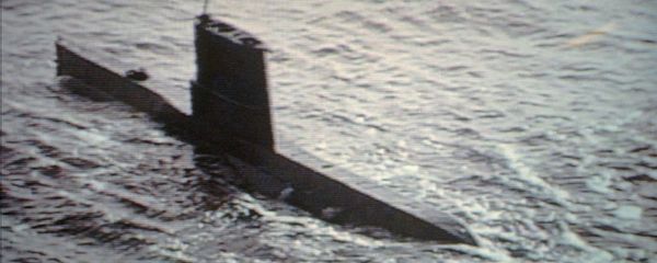 This is a TV copy of North Korea's submarine which was found stranded on a reef off Kangnung (file) - Sputnik International