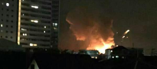 Series of explosions occured at an US military facility in the Japanese city of Sagamihara Series of explosions occured at an US military facility in the Japanese city of Sagamihara - Sputnik International