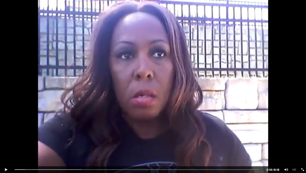 Screenshot of Peggy Hubbard's Facebook video in which she blasts Black Lives Matter for condoning black-on-black crime - Sputnik International