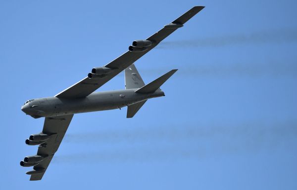 A US Boeing B-52 Stratofortress strategic bomber A US Boeing B-52 Stratofortress strategic bomber - Sputnik International