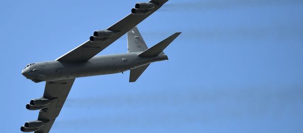A US Boeing B-52 Stratofortress strategic bomber A US Boeing B-52 Stratofortress strategic bomber - Sputnik International