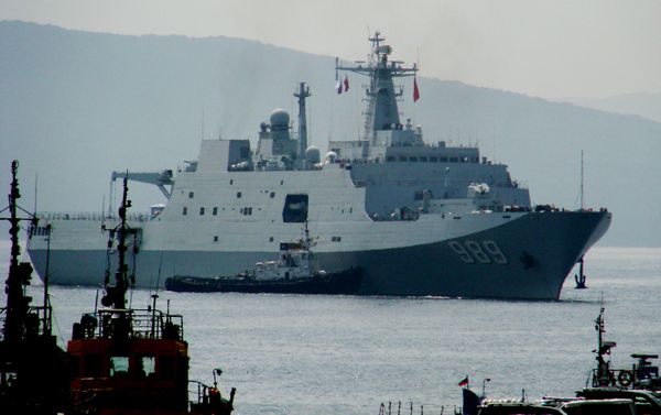 Welcoming Chinese warships in Vladivostok - Sputnik International