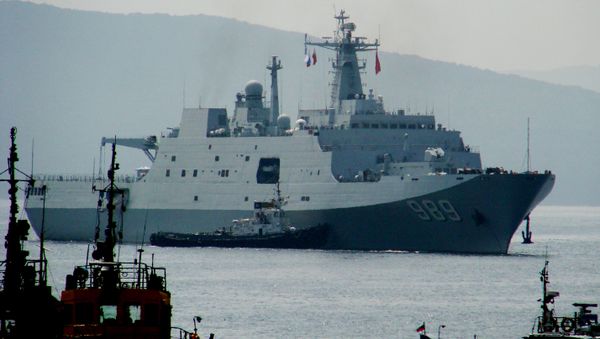 Welcoming Chinese warships in Vladivostok Welcoming Chinese warships in Vladivostok - Sputnik International