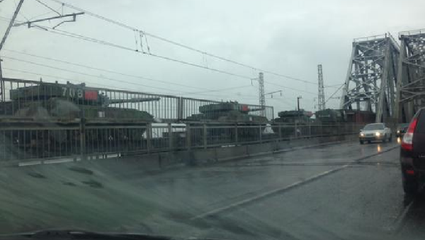 Chinese tanks in Vladivostok - Sputnik International