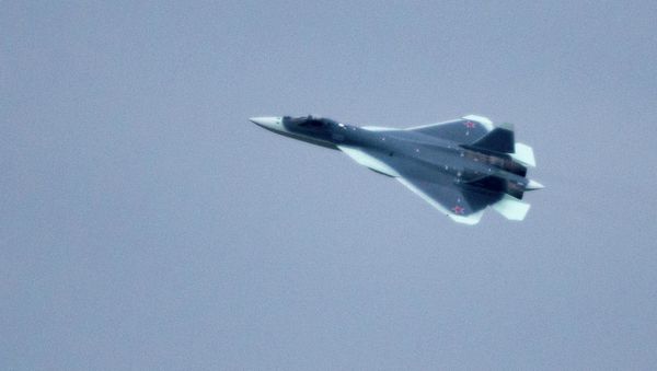 T-50 fighter flies from Komsomolsk-on-Amur to Zhukovsky - Sputnik International