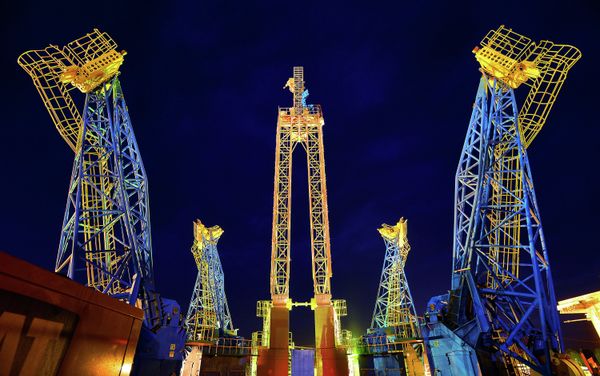 Construction of Russia's Vostochny space center in the Amur region - Sputnik International
