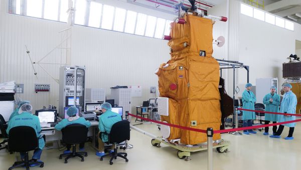 A laboratory at the VNIIEM Corporation (Research and Production Corporation Space Monitoring Systems, Information & Control and Electromechanical Complexes, named after A.G. Iosifian A laboratory at the VNIIEM Corporation (Research and Production Corporation Space Monitoring Systems, Information & Control and Electromechanical Complexes, named after A.G. Iosifian - Sputnik International