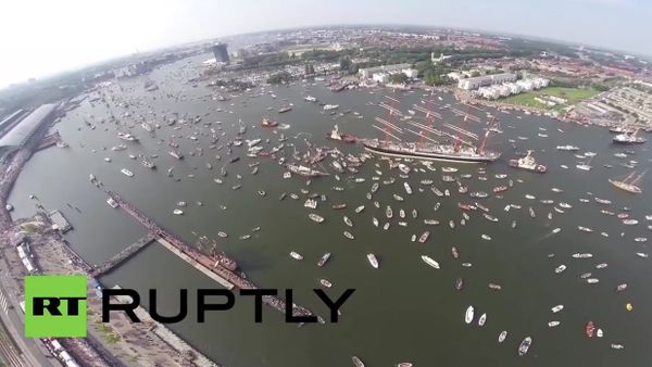 Tall Ships in Amsterdam - Sputnik International