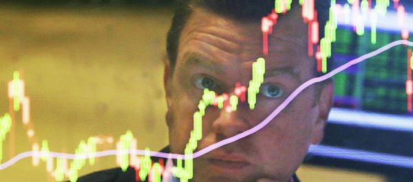 Specialist Michael O'Mara works on the floor of the New York Stock Exchange, Tuesday, Aug. 25, 2015` Specialist Michael O'Mara works on the floor of the New York Stock Exchange, Tuesday, Aug. 25, 2015` - Sputnik International