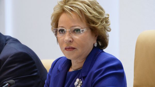 Russian Federation Council Speaker Valentina Matviyenko at a meeting of the council - Sputnik International