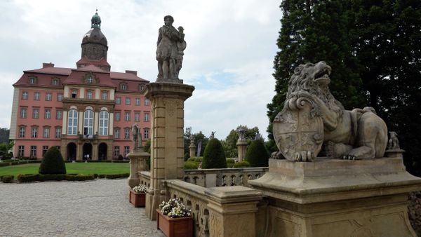 The Ksiaz castle under which the Nazi gold train is supposedly hidden underground is pictured, on August 28, 2015 in Walbrzych, Poland - Sputnik International