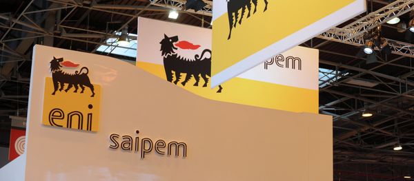 Logo of Italian energy giant Eni's oil service subsidiary Saipem - Sputnik International