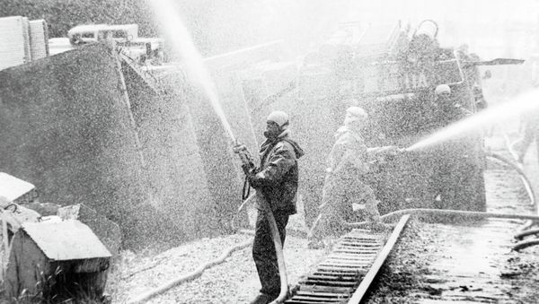 Decontamination on the Chernobyl Nuclear Plant site - Sputnik International