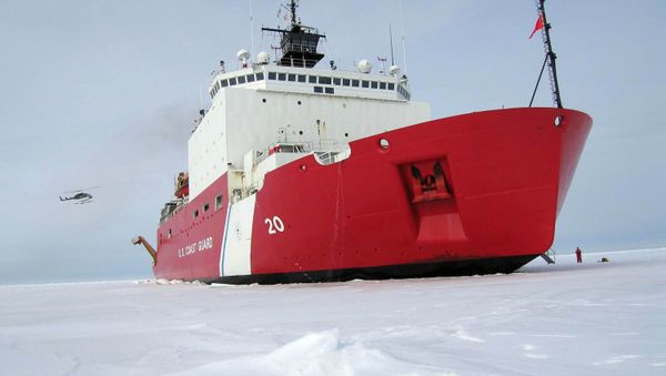 420-foot (128m) Coast Guard cutter Healy the largest and most technically advanced icebreaker in the US - Sputnik International