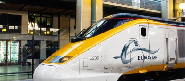 Eurostar Train at Paris Gare Du Nord Station Eurostar Train at Paris Gare Du Nord Station - Sputnik International